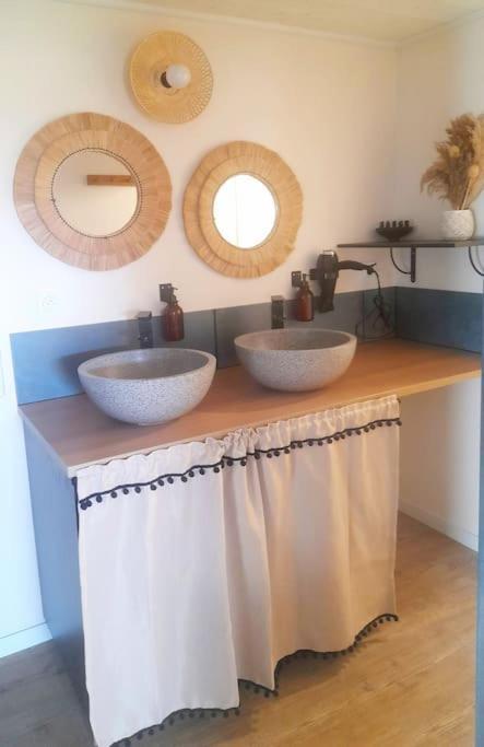 Maison 4Pers Avec Jacuzzi Privatif Couvert Proche Ocean Brem Sur Mer Eksteriør bilde